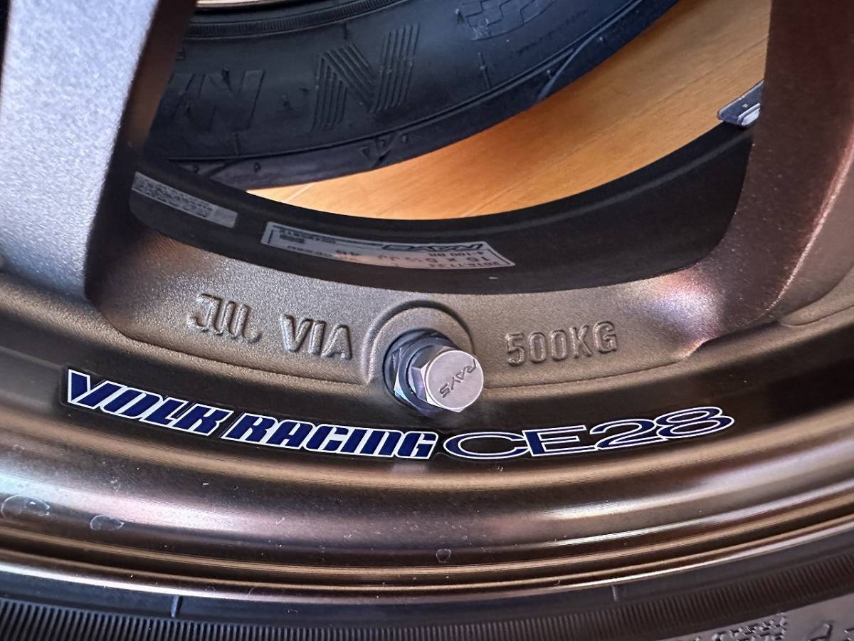 RAYS ボルクレーシング VR CE28N 15インチ 5.5J +45 PCD100 4本
