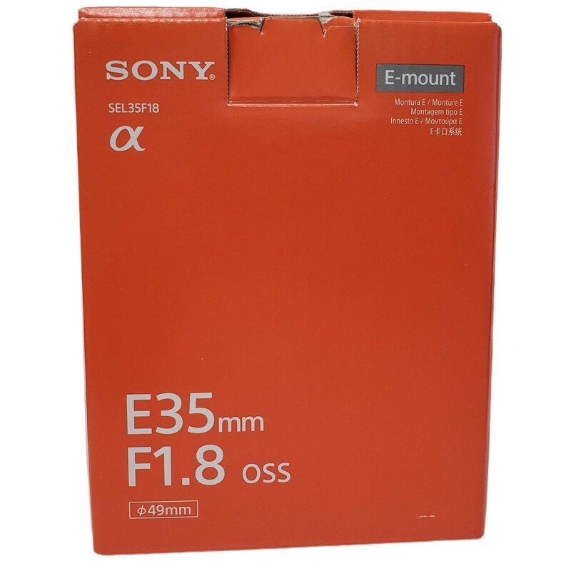 SONY ソニー レンズ SEL35F18 α E35mm F1.8 OSS Eマウント 未使用品 I2310K135