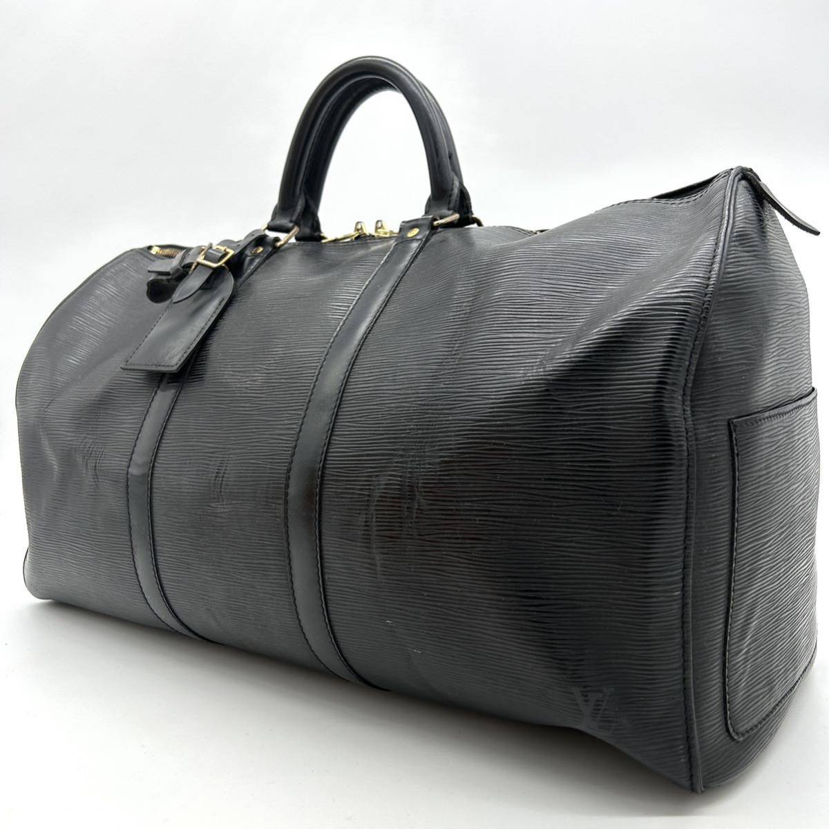 1円〜【美品】LOUIS VUITTON ルイヴィトン エピ キーポル50 ボストン