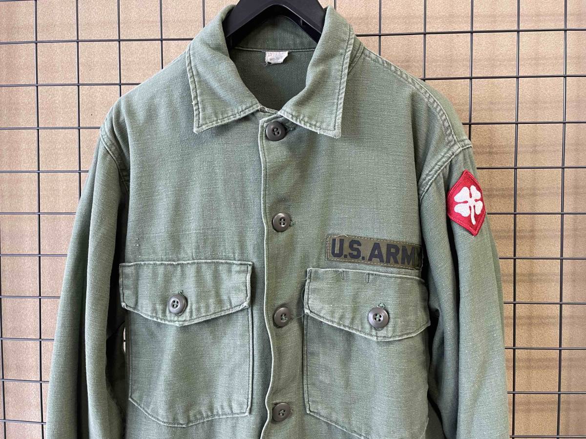 U.S.ARMY/アメリカ軍】60s Vintage Utility Shirt 60年代 ビンテージ 