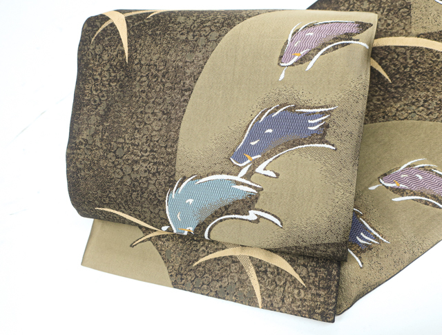 京都一輝堂》【着物】袋帯 芝に猪文 23B-2246 逸品 平和屋着物