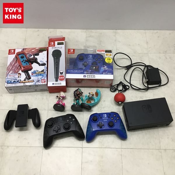 1円〜 訳あり Nintendo Switch ドック amiibo アミーボ スプラトゥーン2 コジャケ ヒメ 他