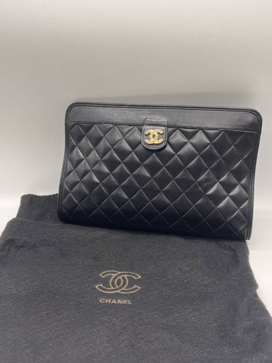 マトラッセ CHANEL シャネル ココマーク クラッチ B10307 マトラッセ CHANEL シャネル ココマーク クラッチ B10307