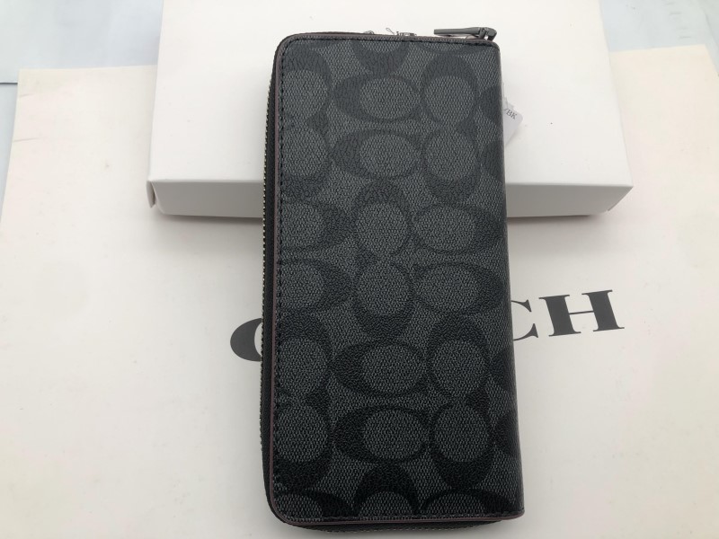COACH コーチ 長財布 F74597 シグネチャー ラウンドファスナー