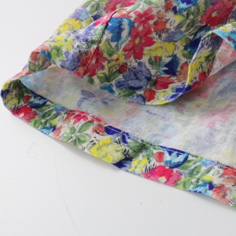 美品 2022AW ネストローブ nest Robe リネン English Garden ラッフル