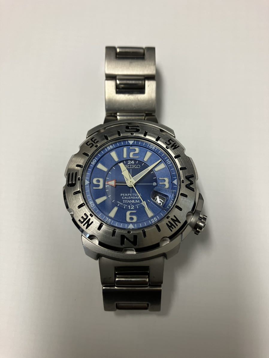 SBCJ011 Seiko セイコー Landtrek Titanium GMT ○ SEIKO 8F56-070 