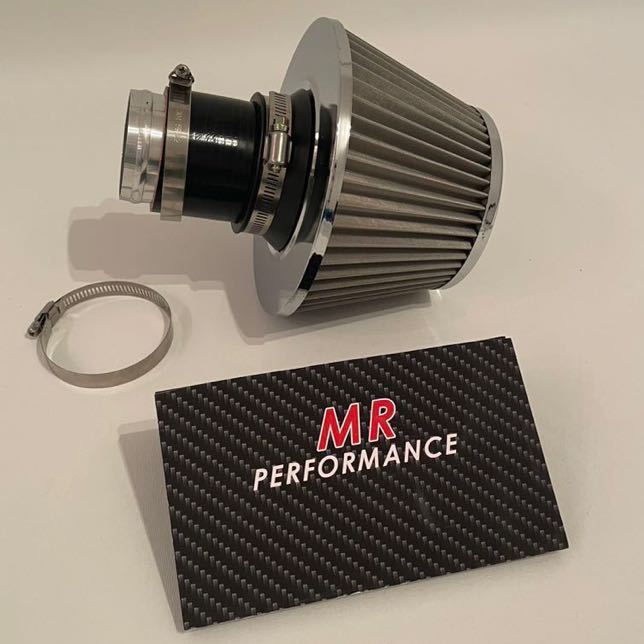 R50/R52/R53 ミニクーパーs ステンレスエアインテークキット　水洗い洗浄ok タイプ　純正+5～8ps レスポンス劇的に進化 R50&frasl;R52&frasl;R53 ミニクーパーs ステンレスパワーフィルター インテークホース パワステ 1.6L