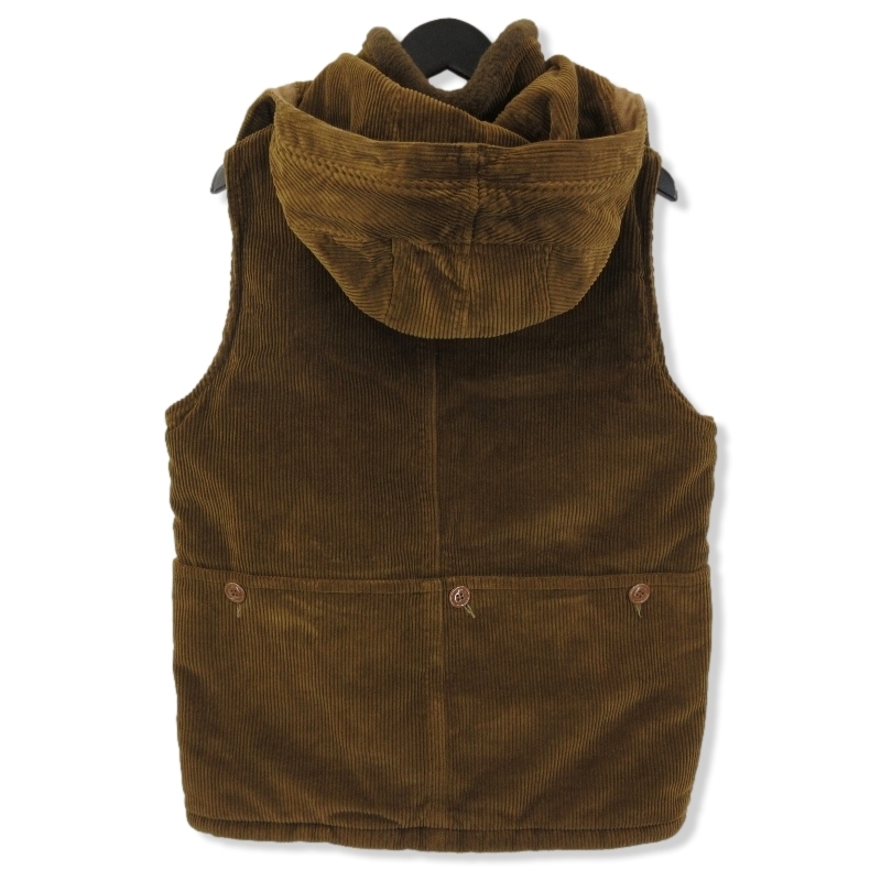 美品 GERUGA ゲルガ コーデュロイ 中綿ベスト GR-V-13 HOODED 美品 GERUGA ゲルガ コーデュロイ 中綿ベスト GR-V-13 HOODED