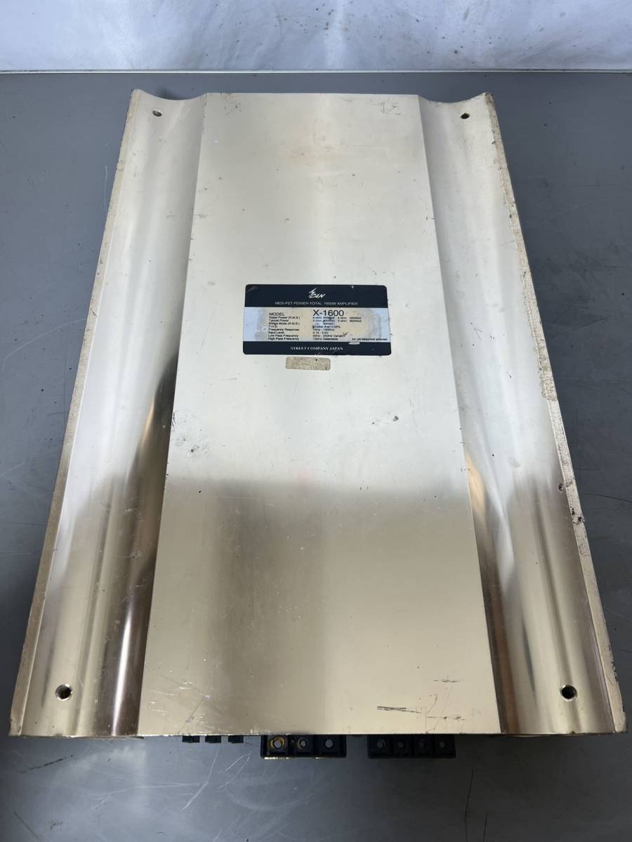 SCANカーアンプX-1600パワーモンスター