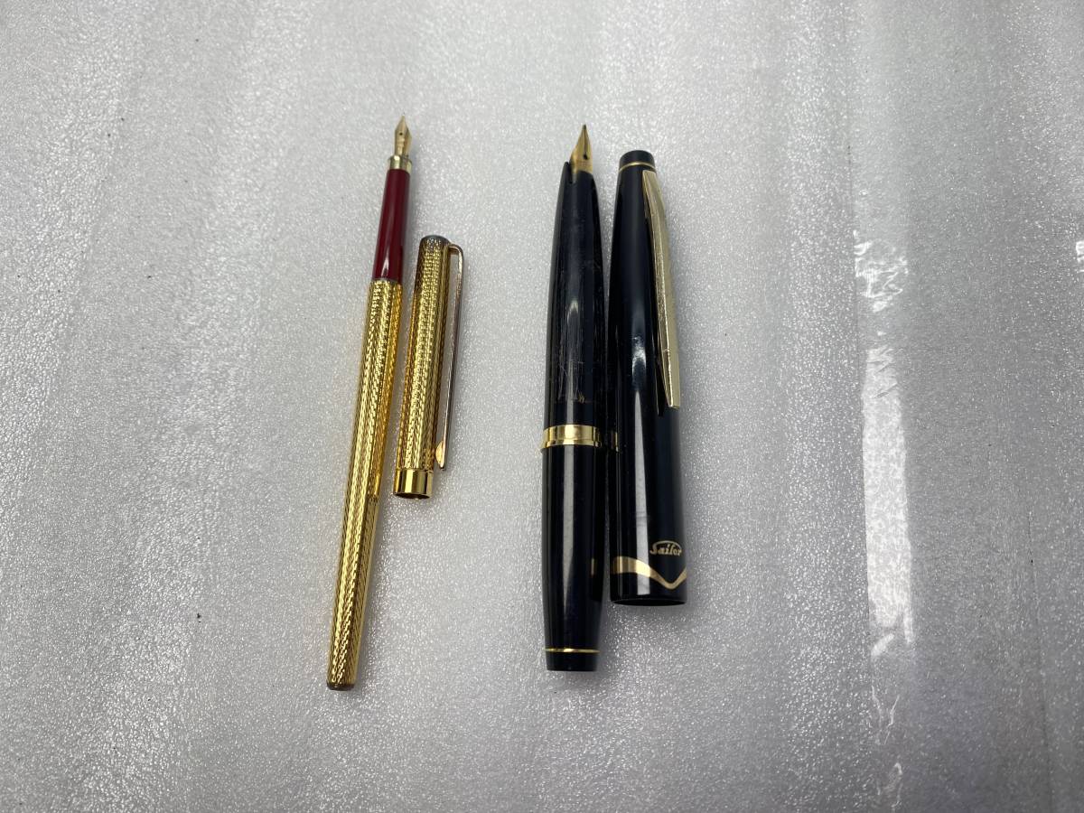 ☆Sailor 万年筆☆セーラー 2本まとめ売り ペン先 14K/18K 刻印有り