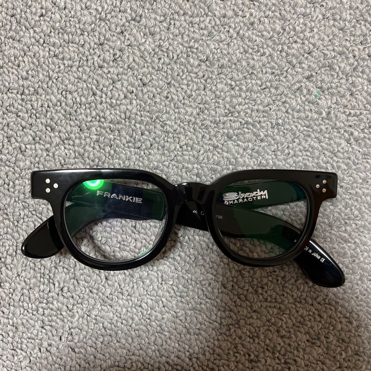 Shady CHARACTER FRANKIE Black 46 22 アイウェア 眼鏡 フレーム  