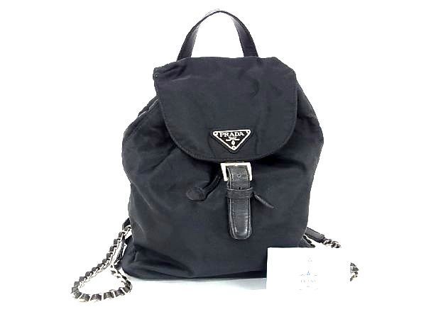 1円 PRADA プラダ テスートナイロン 巾着型 ミニリュックサック バック