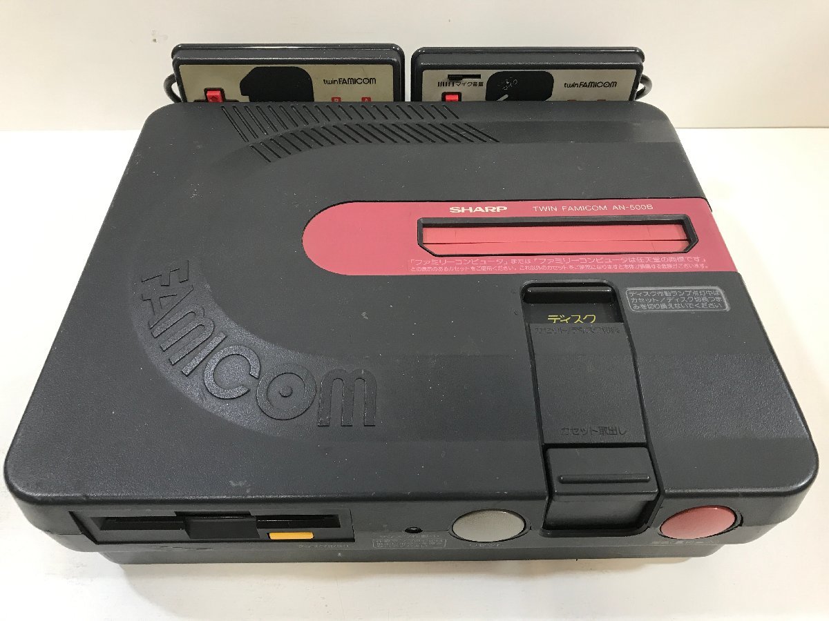 格安通販サイト SHARP ツインファミコン AN-500B ブラック 《動作