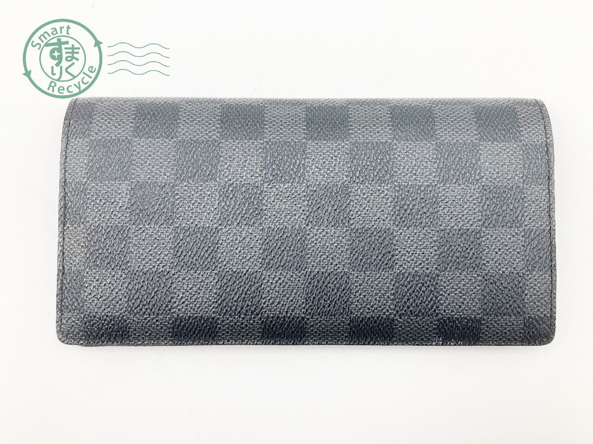 10332687　♭ LOUIS VUITTON ルイヴィトン M62665 SP3049 ポルトフォイユ ブラザ ダミエグラフィット 長財布 レディース 中古