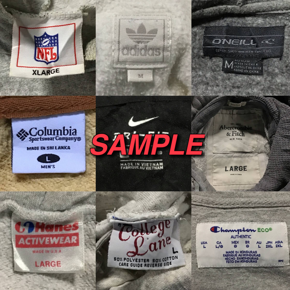【T472】★大人気★ アメリカ古着卸オススメHOODIE大量50kgベール目玉商品 デザイン豊富 ブランドあり アメカジ 大量仕