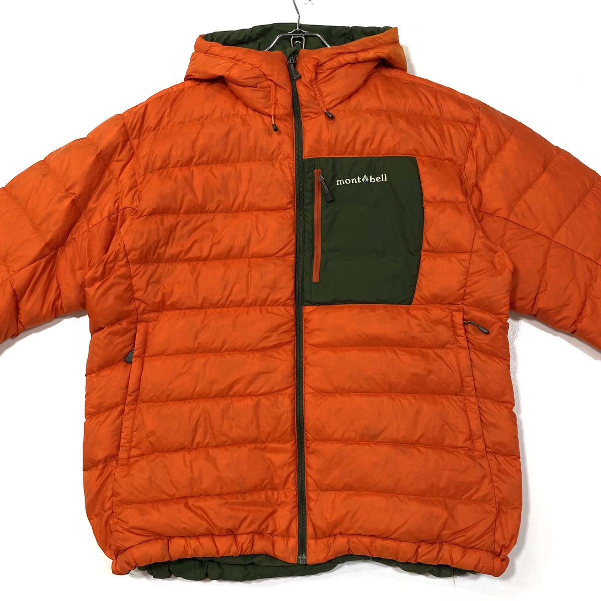 mont-bell/モンベル コロラドパーカ ダウンジャケット オレンジ/カーキ