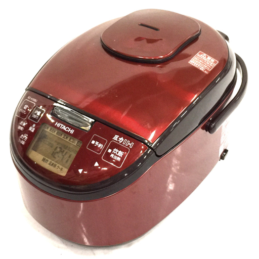 値下げ‼️【美品】HITACHI 圧力炊飯器 RZ-H10BJ 赤 日立RZ-H10BJ 圧力IH炊飯器赤 HITACHI RZ-H10BJ IHジャー炊飯器 圧力
