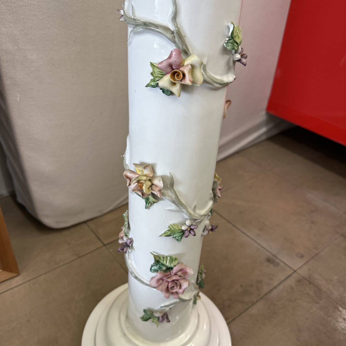 イタリア AMC 花台 置物台 花 白 シンプル 花台 フラワー イタリア AMC 花台 置物台 花 白 シンプル 花台 フラワー