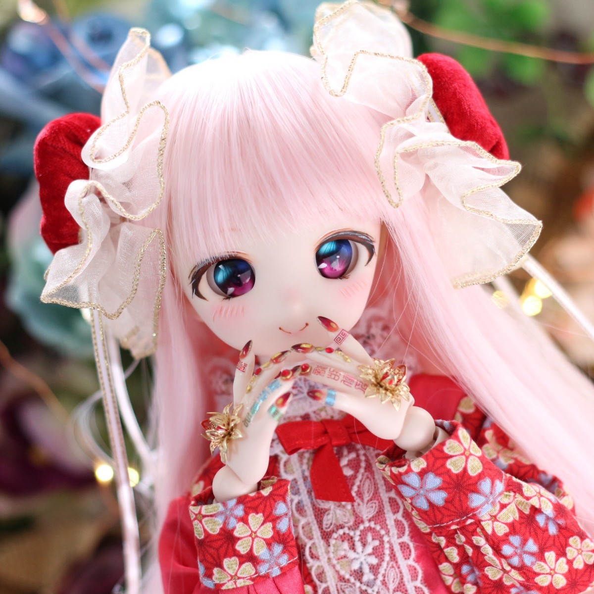 キツネの美容院】8月通販 数量限定7 カスタム ウィッグ 魔女 悪魔 DD