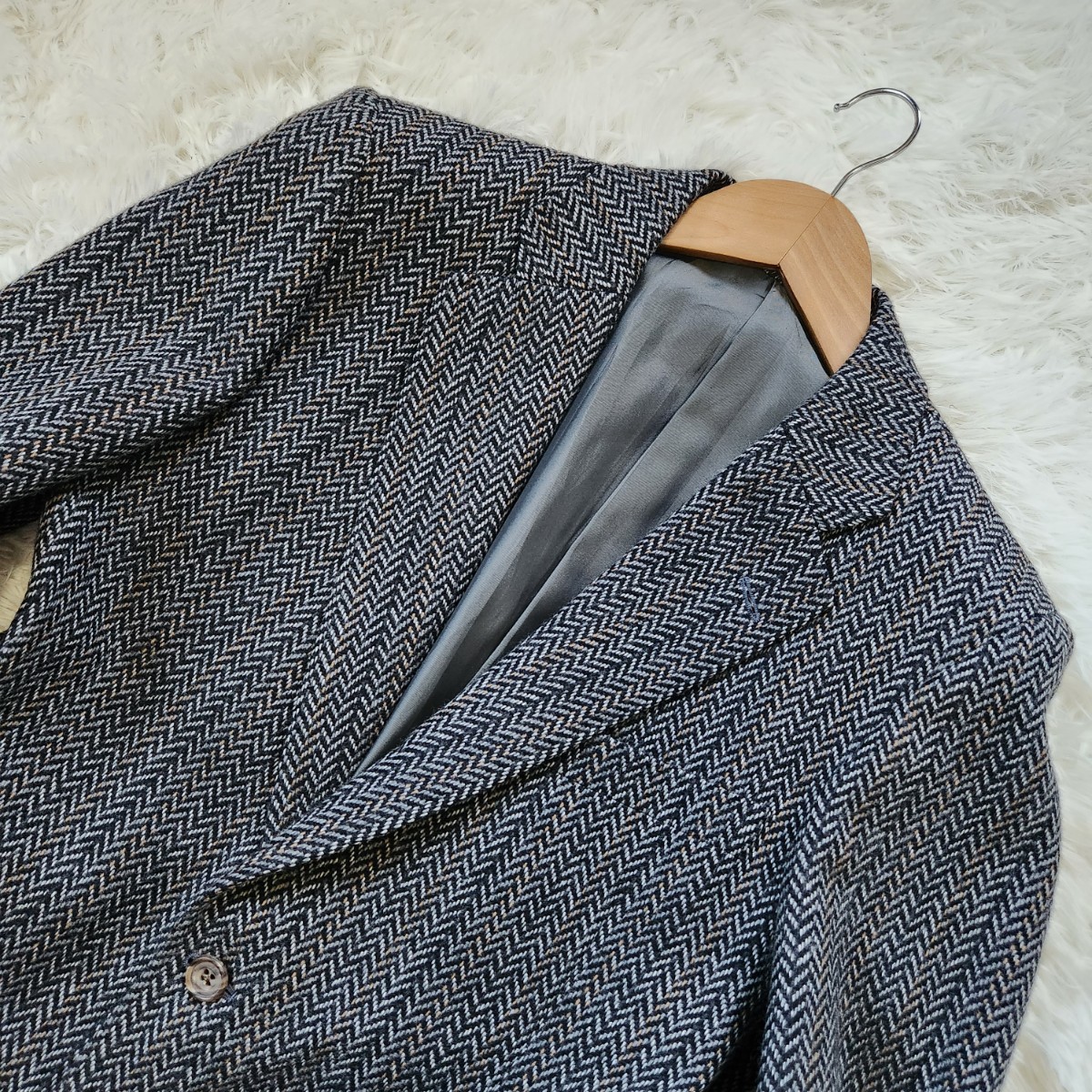 【美品】バーバリーズ カシミヤ混 テーラードジャケット ツイード ヘリンボーン 2025年最新Yahoo!オークション -バーバリー テーラードジャケット 美品