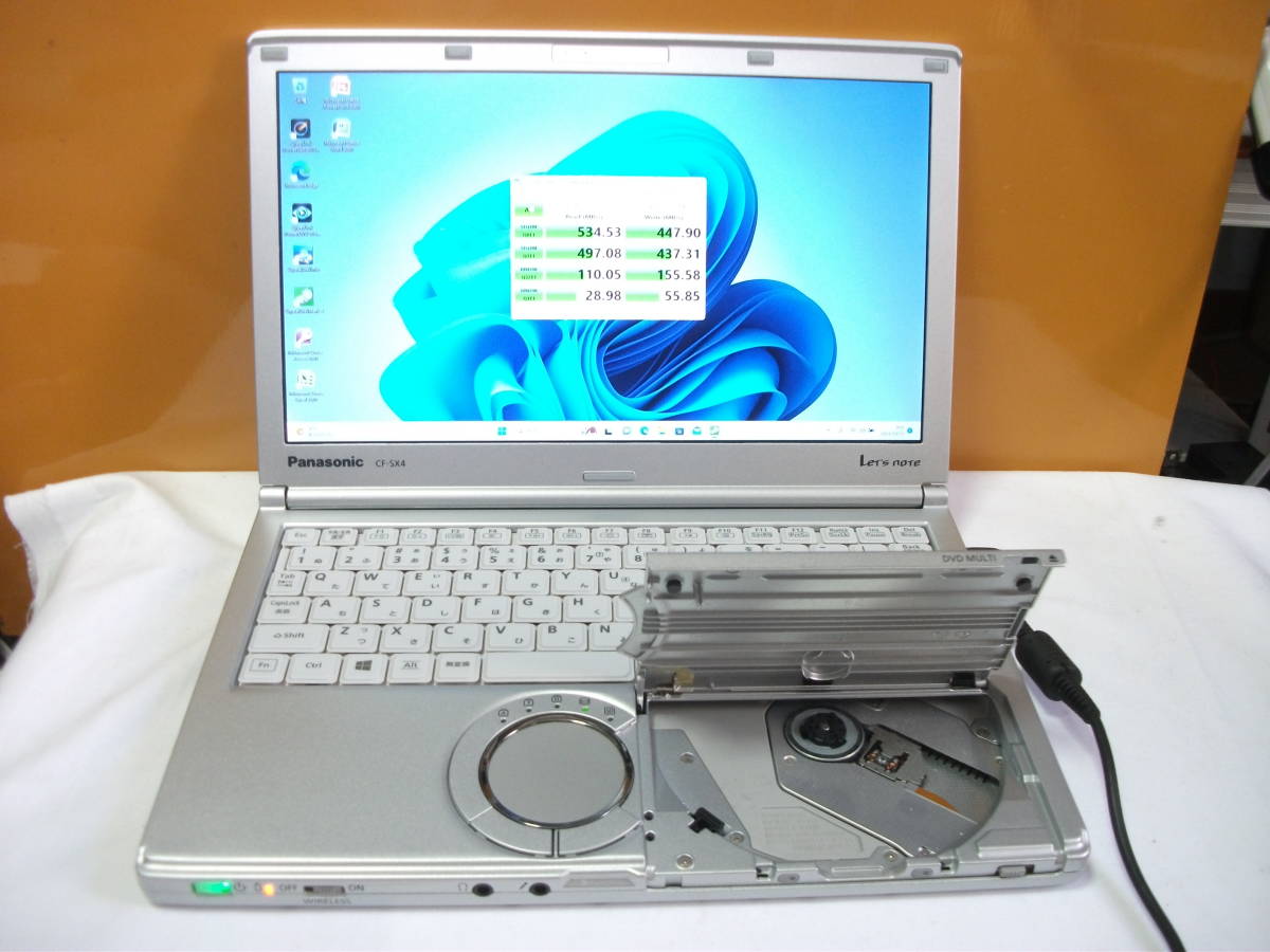 Win11 Panasonic Let's note CF-SX4EDHTS/Core i5/8GBメモリ+新品