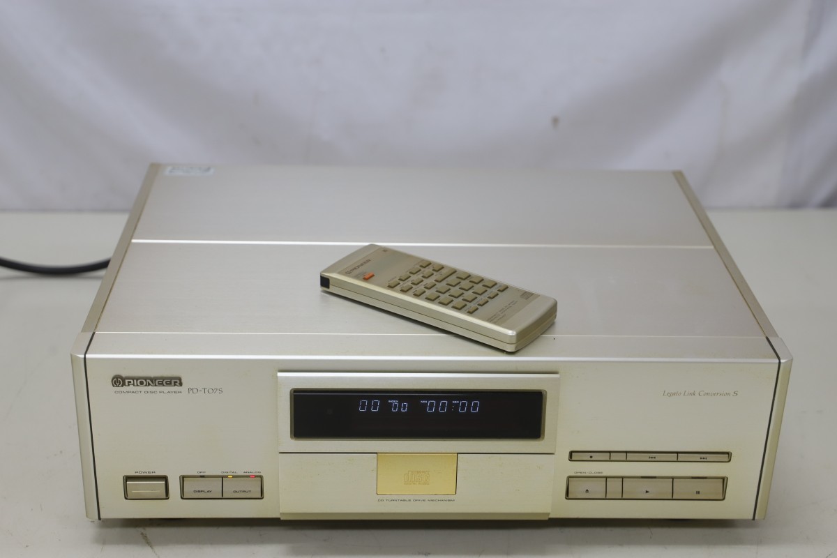 PIONEER パイオニア CDプレーヤー PD-T07S 元箱 取説付 CDプレーヤー
