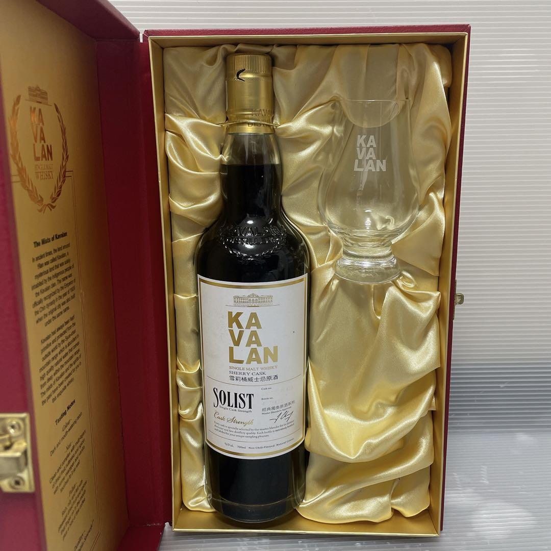 未開栓KAVALAN SINGLE MALT WHISKY SHERRY CASK SOLIST 台湾 古