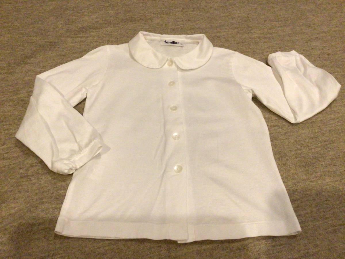 ファミリア お受験スーツ ボレロ ワンピース ブラウス 3点セット 130