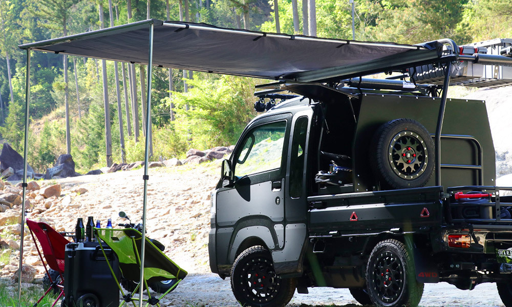 ★新品 在庫 有★Hard Cargo SIDE AWNING ハードカーゴ サイドオーニング　軽トラ　キャリア用　オプションパーツ　残り僅か