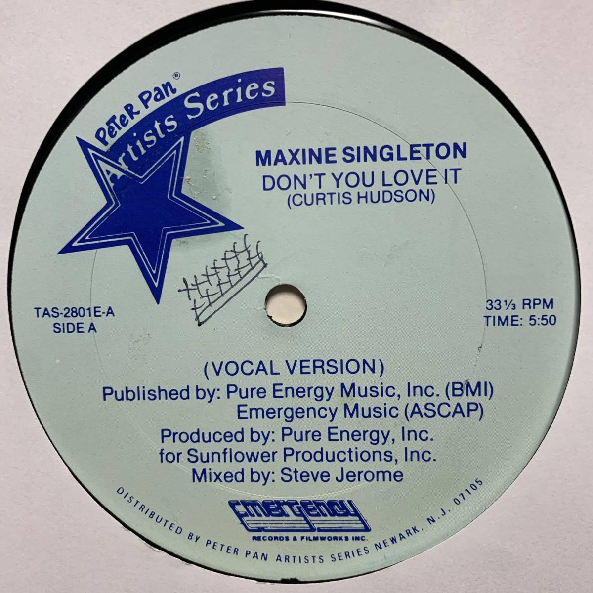 ◆ Maxine Singleton - Don't You Love It ◆12inch US盤 N.Yヒット!!