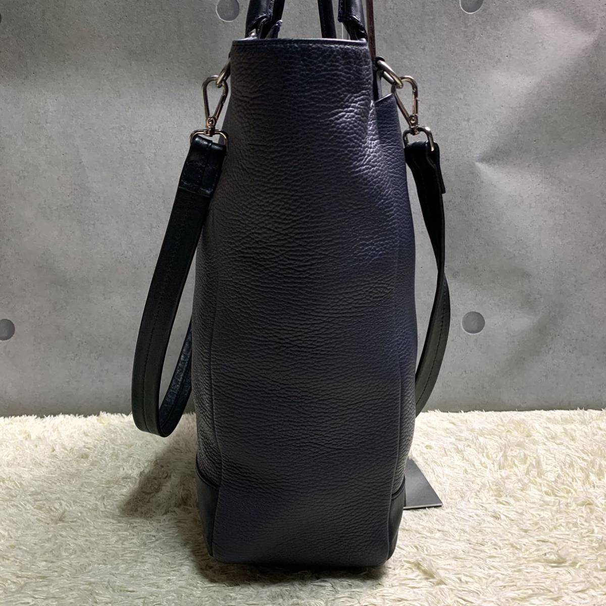 1円 極美品 EPOCA UOMO エポカウォモ メンズ トートバッグ ショルダー 