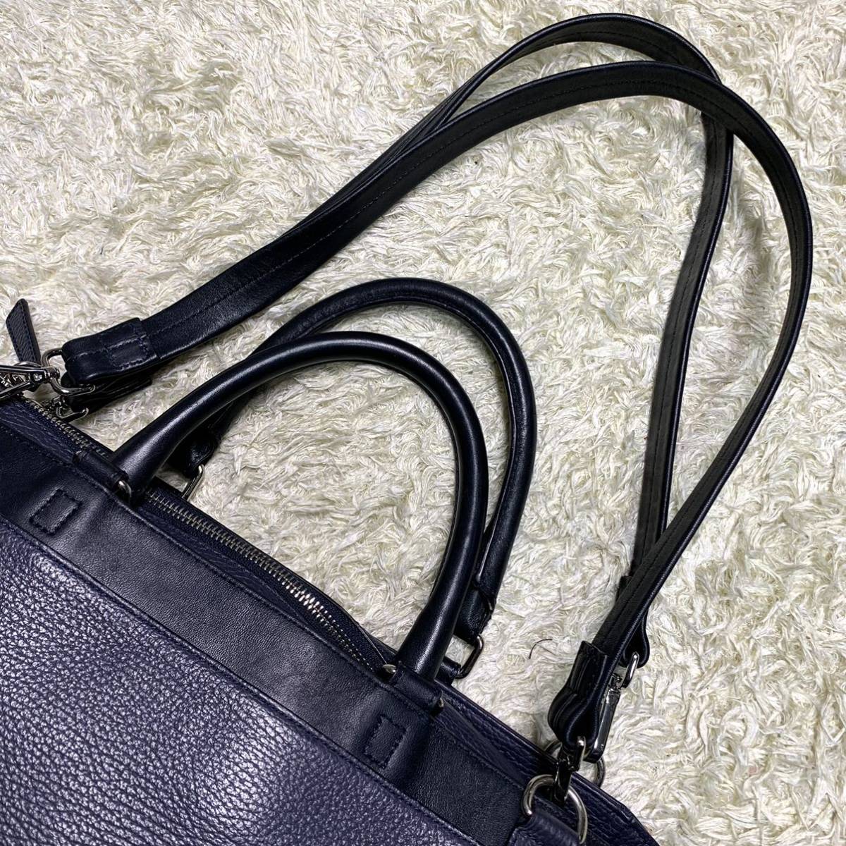 1円 極美品 EPOCA UOMO エポカウォモ メンズ トートバッグ ショルダー 