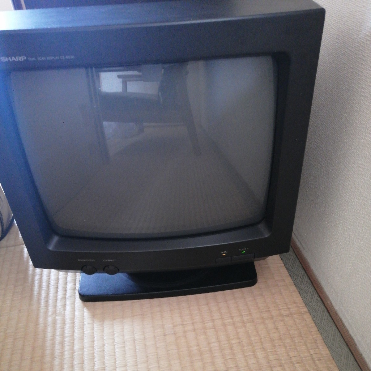 CZ-601D X68000用モニター - 動作確認済 SHARP X68000等 カラー
