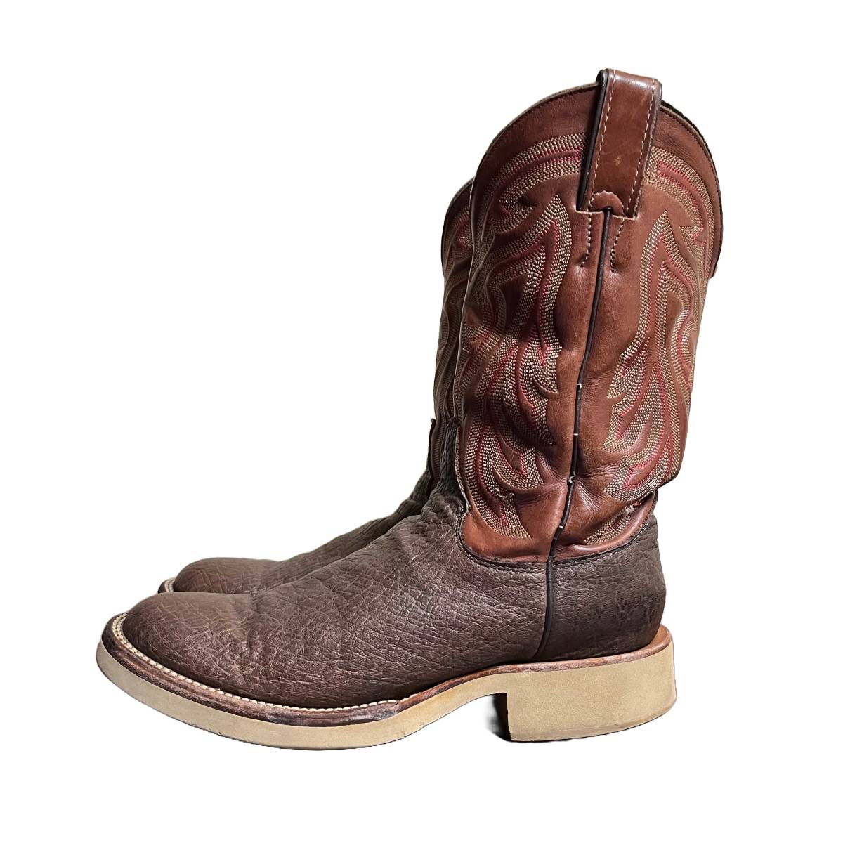 ヴィンテージ Justin Boots Tekno Crepe Western Boots ローパーブーツ 
