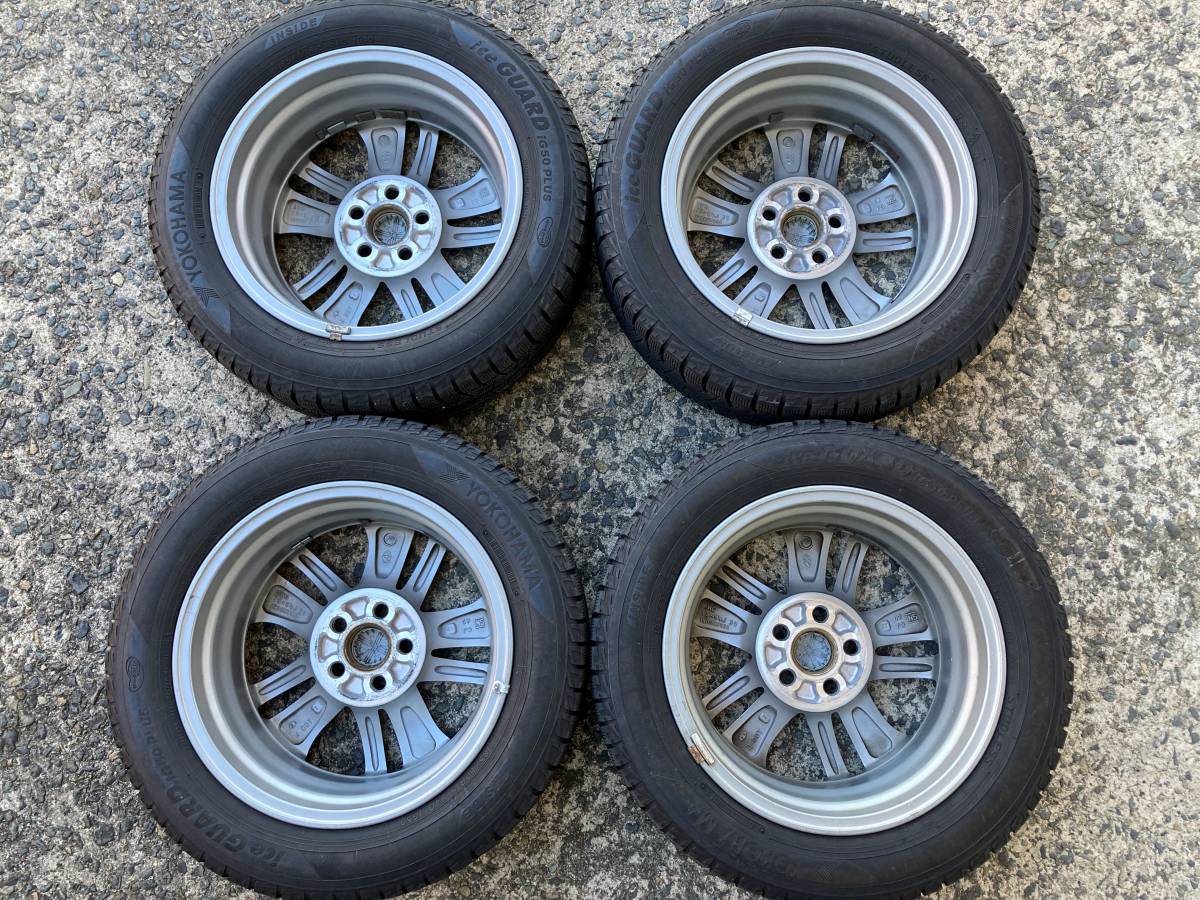 シエンタ170系 純正アルミホイール ナット付+ヨコハマ スタッドレス 
