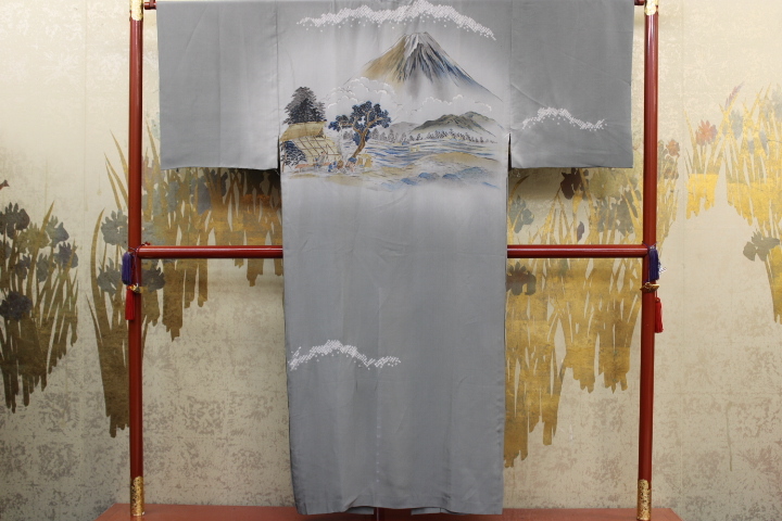 仕立てオーダー長襦袢 洗える 駒絽 きもの今昔5954 男の和服