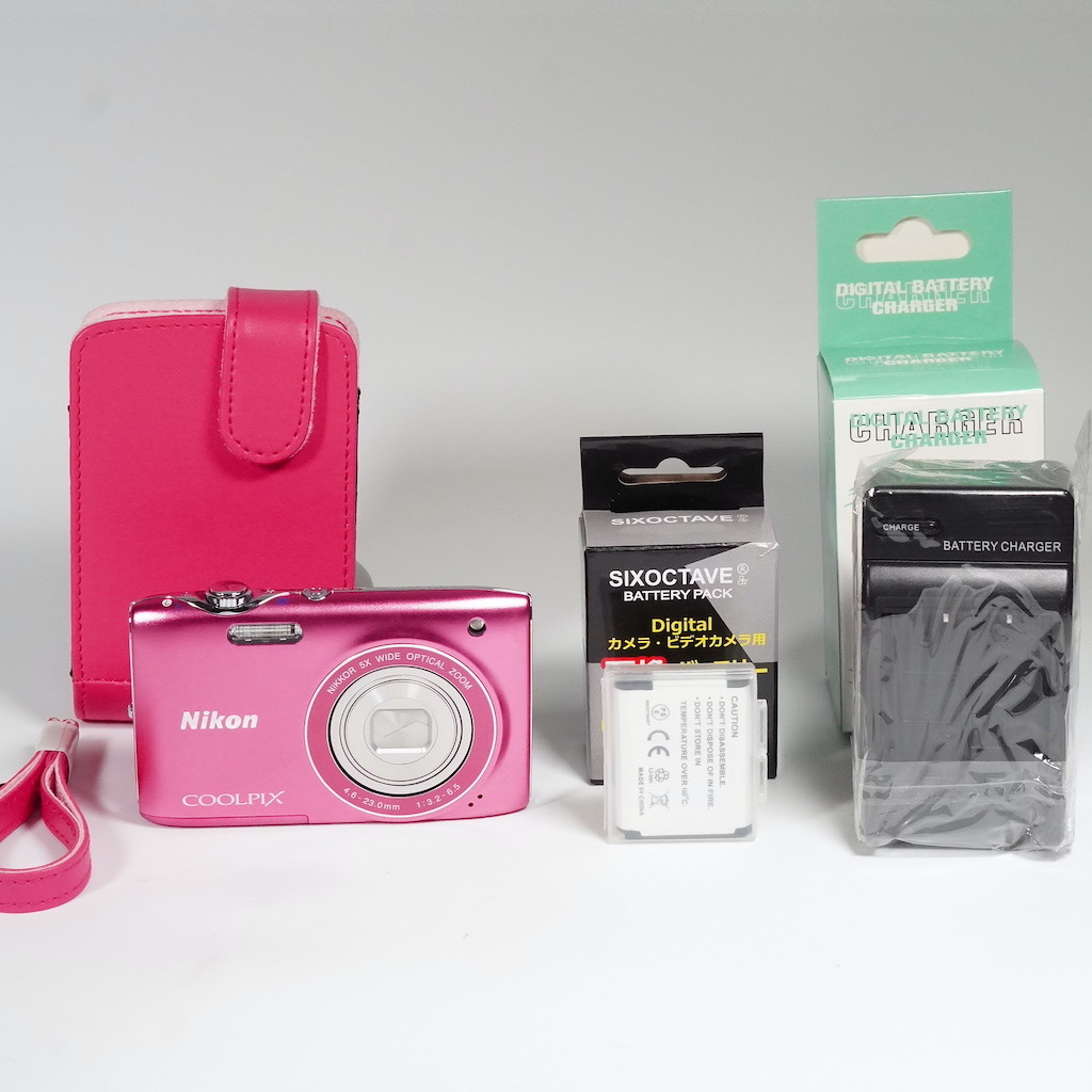 Nikon Coolpix S3100 14MP Point & Shoot Digital Camera Pink