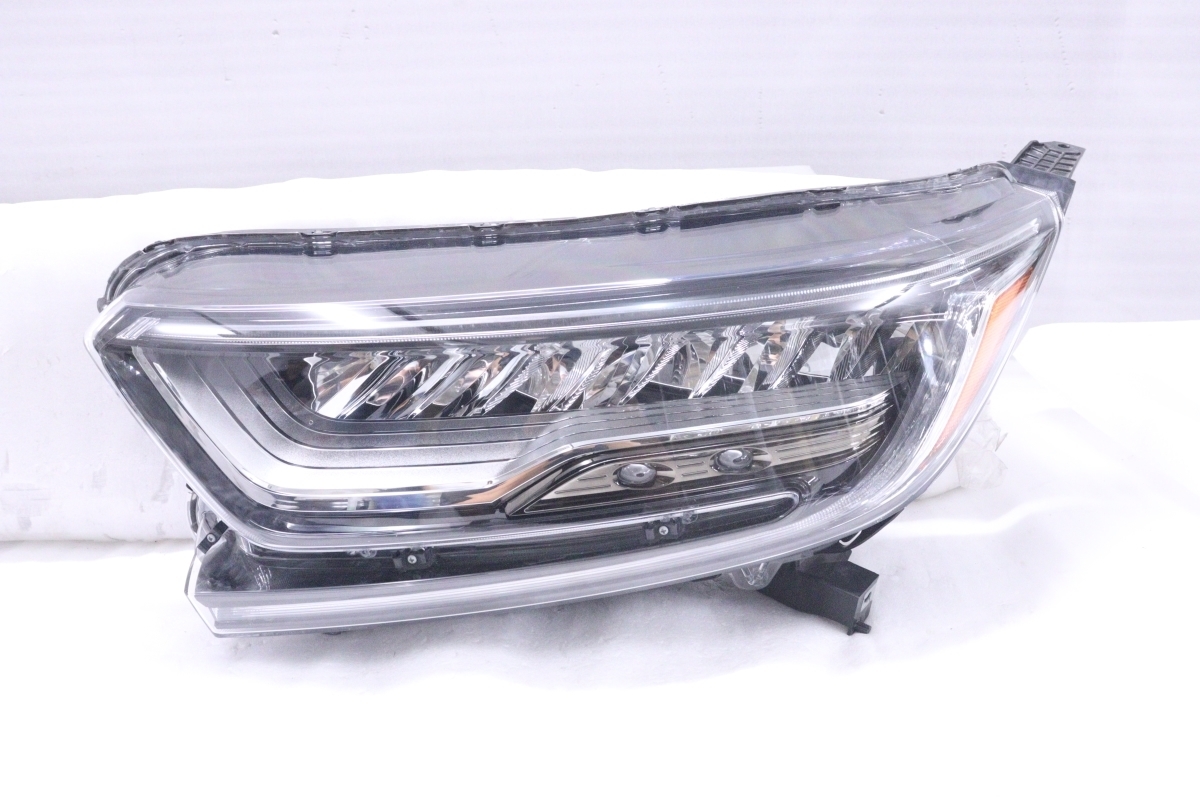 37-1984★【値下】美品★前期 LED RW1 CR-V★左ヘッドライト STANLEY W4744 打刻:L-J0 マスターピースASSY ブラック 純正★ホンダ (YM)