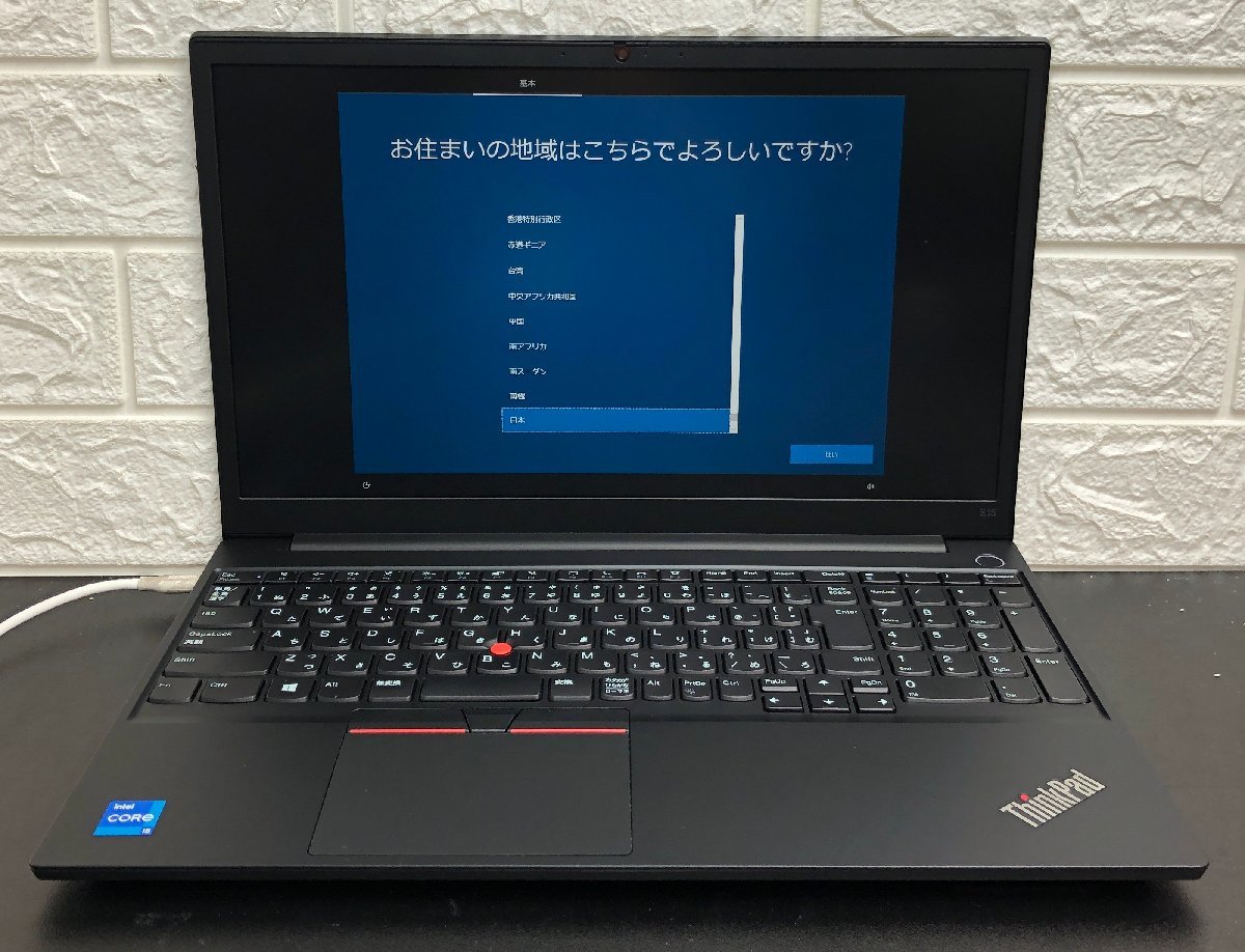 1円～ □ジャンク LENOVO THINK PAD E15 GEN2 / Core i5 1135G7 2.40