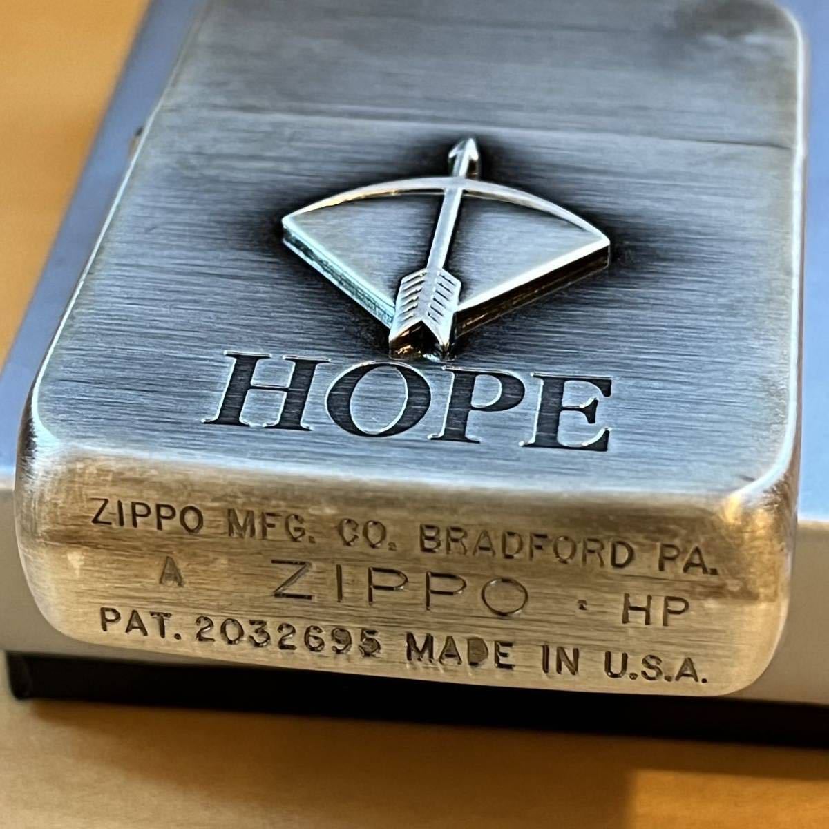 未使用】ZIPPO ジッポ HOPE ホープ 箱付き ジッポー 2007年 50周年 