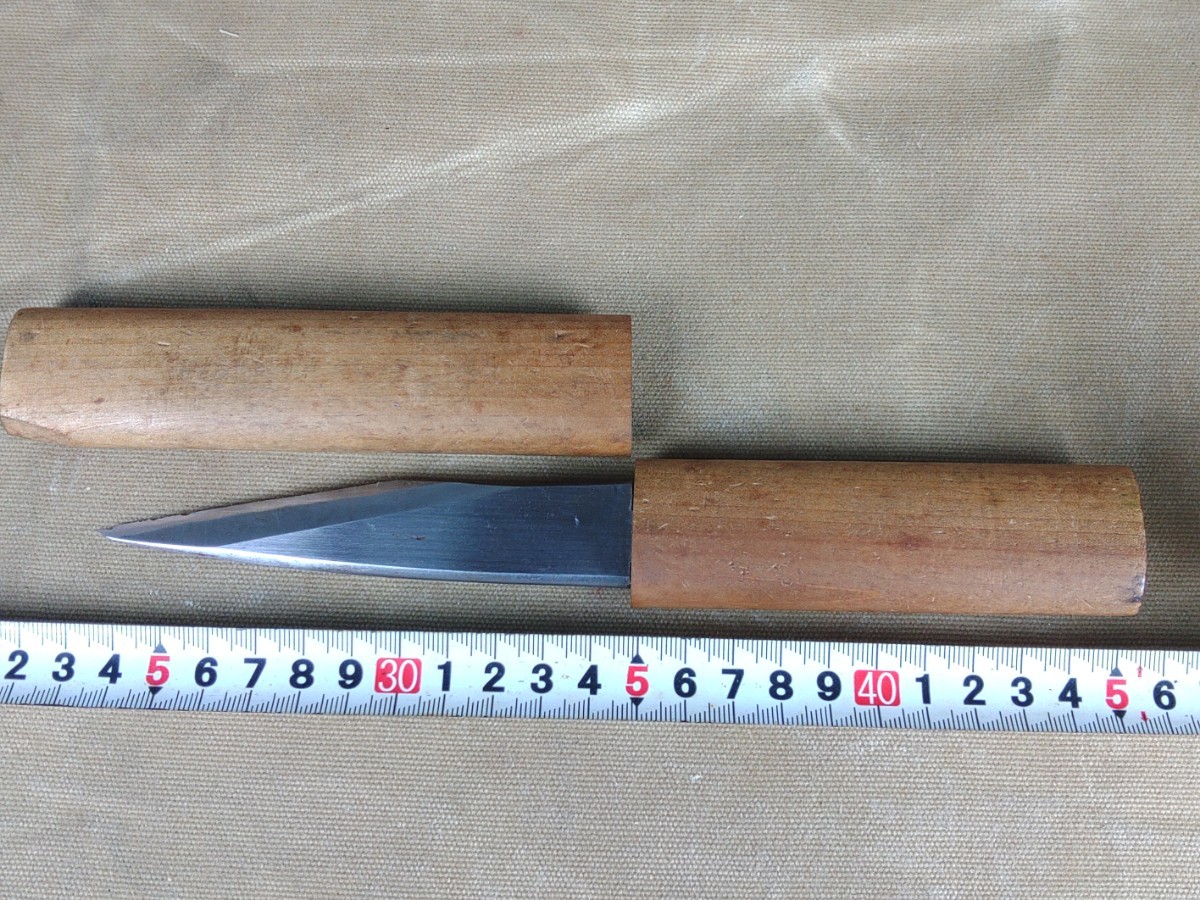 切出し 助房 長期保管品 切り出し 接ぎ木 小刀 ナイフ 彫刻 木工 大工