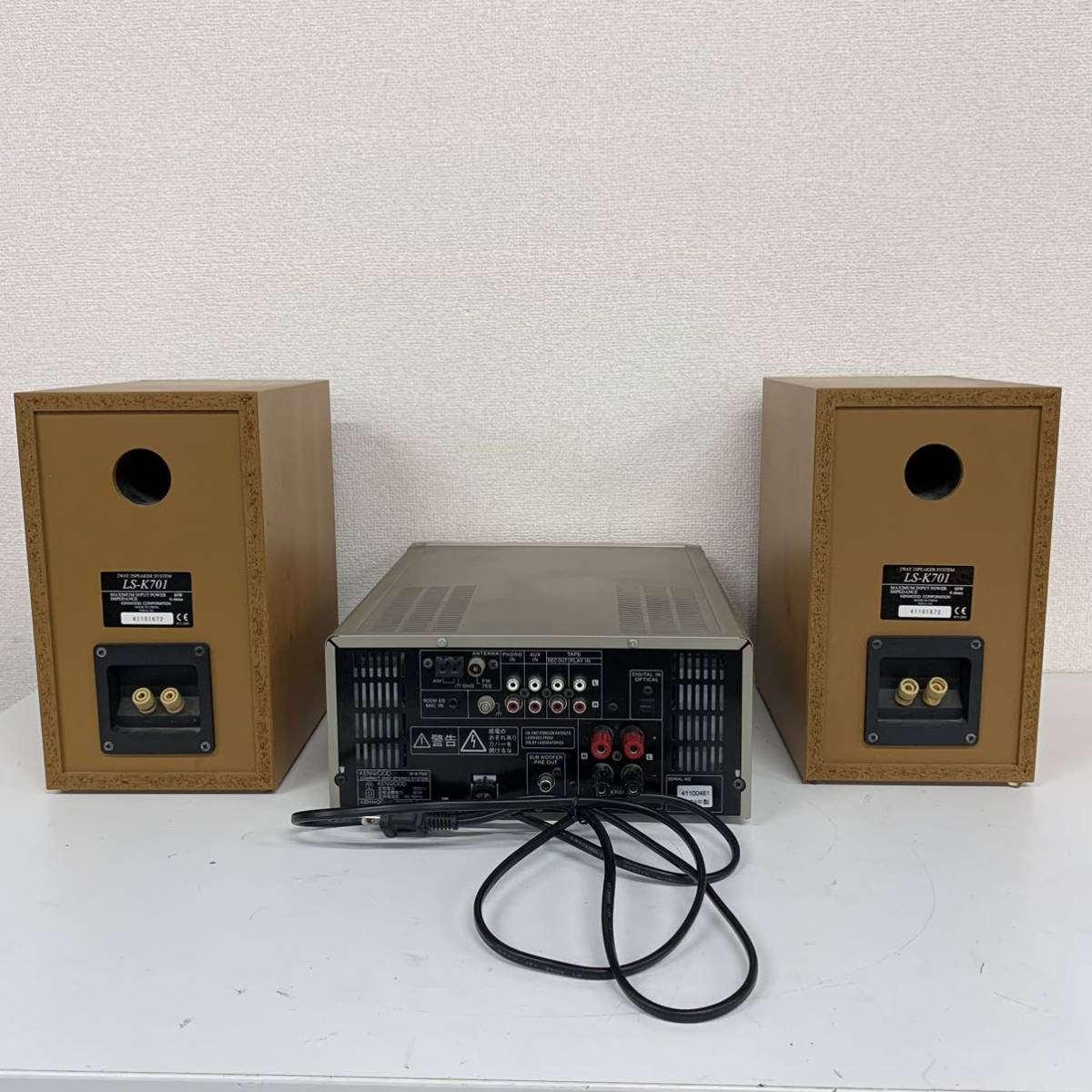 R-K700 KENWOOD LS-K701 ケンウッド コンポ CD - CD・MDプレーヤー