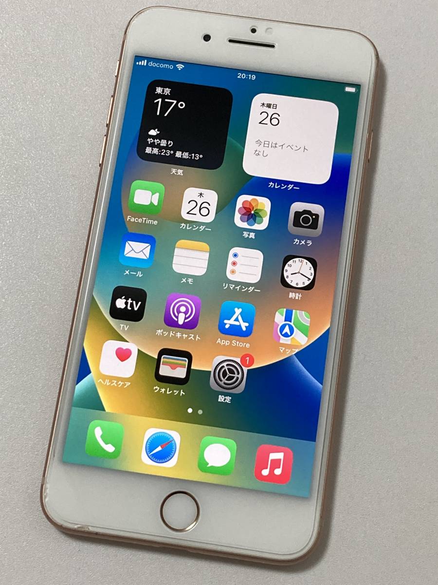 iphone6s Plus gold 64GB SIMフリー 画面ヒビ・割れ無し美品 超美品 