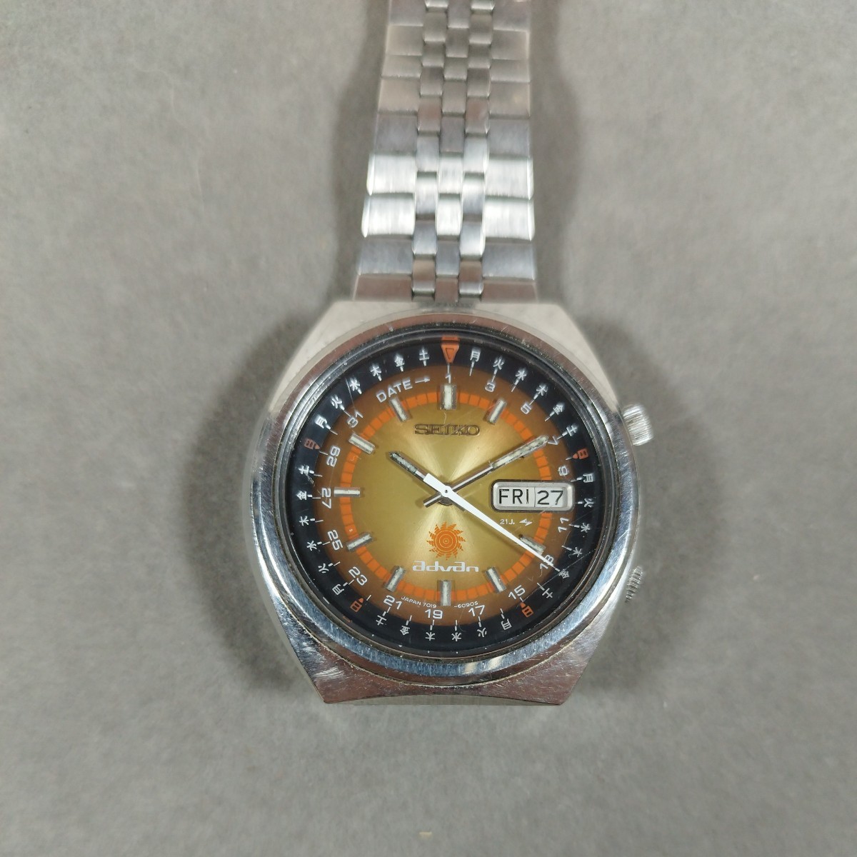1円〜/ /稼働品/SEIKO/セイコー/advan/アドバン/腕時計/7019-6050 