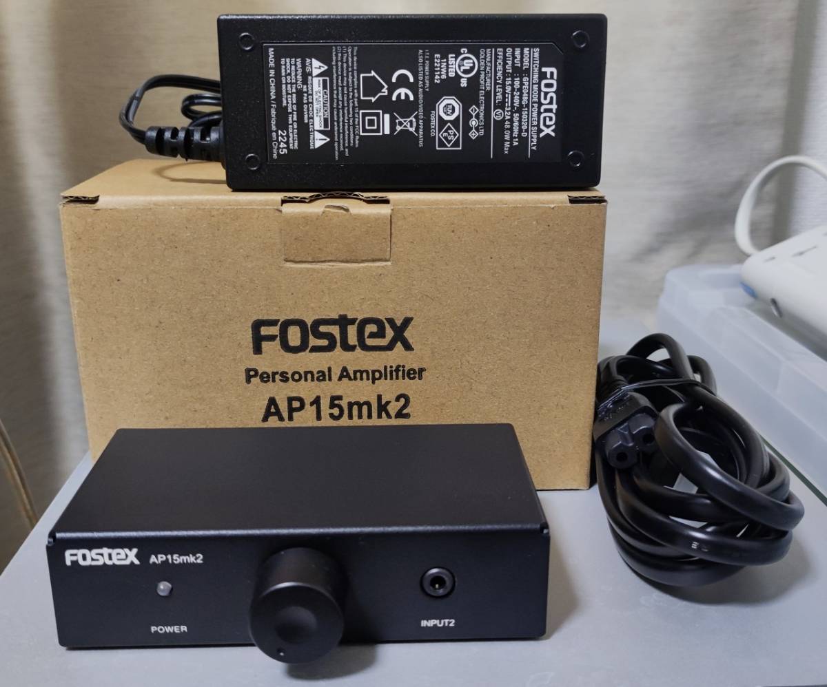 オーディオ機器 FOSTEX AP15mk2 パーソナル・アンプ