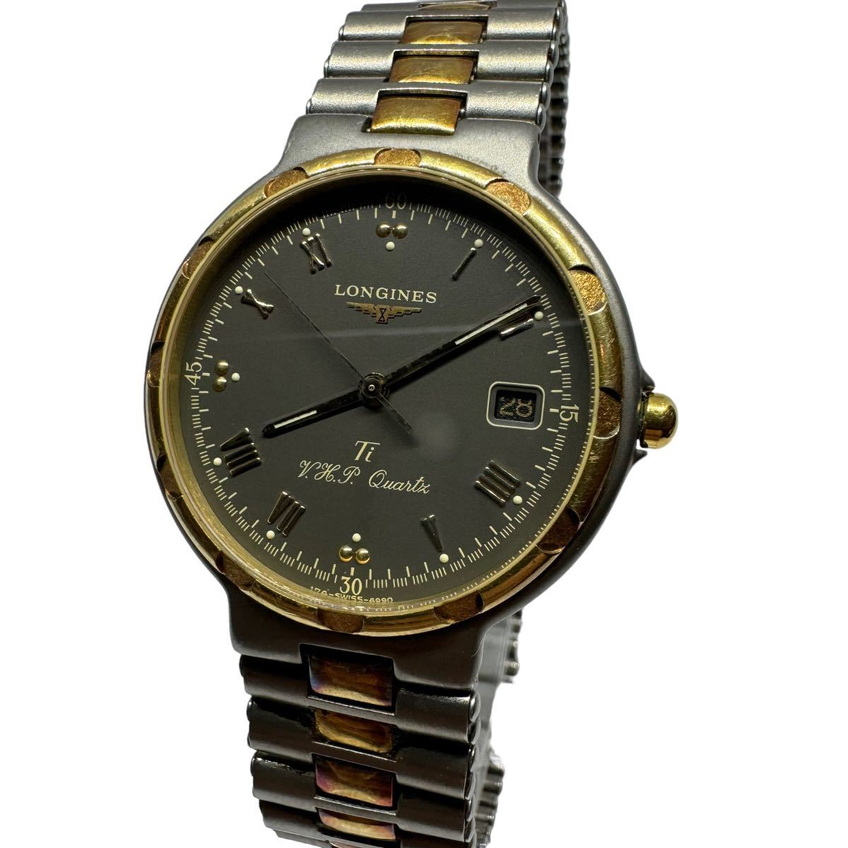 ロンジン LONGINES V.H.P Conquest コンクエスト E.0.L メンズ腕時計 