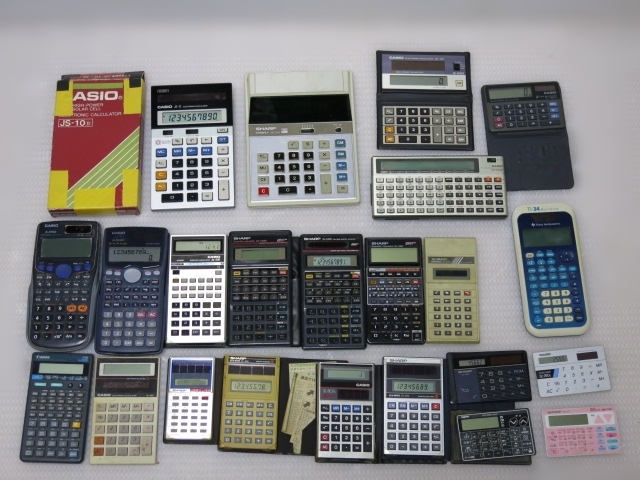 カシオ　ポケコン【FX-702P】シャープ【CS-1118】【EL-566】・CASIO/カシオ【JS-10】【FX-702P】【SL-110】など関数電卓・電卓セット
