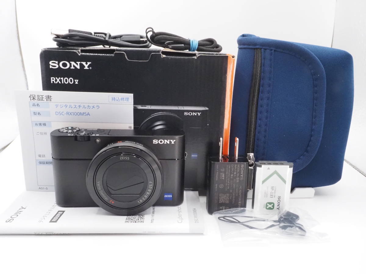 □ほぼ新品□ ソニー SONY Cyber-shot DSC-RX100M5A 【元箱・付属品