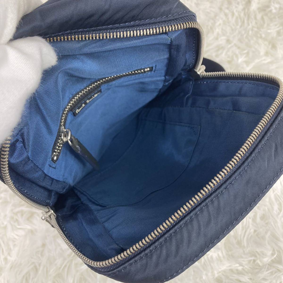 1円【極美品 人気】ポールスミス Paul smith ボディバッグ ショルダー 