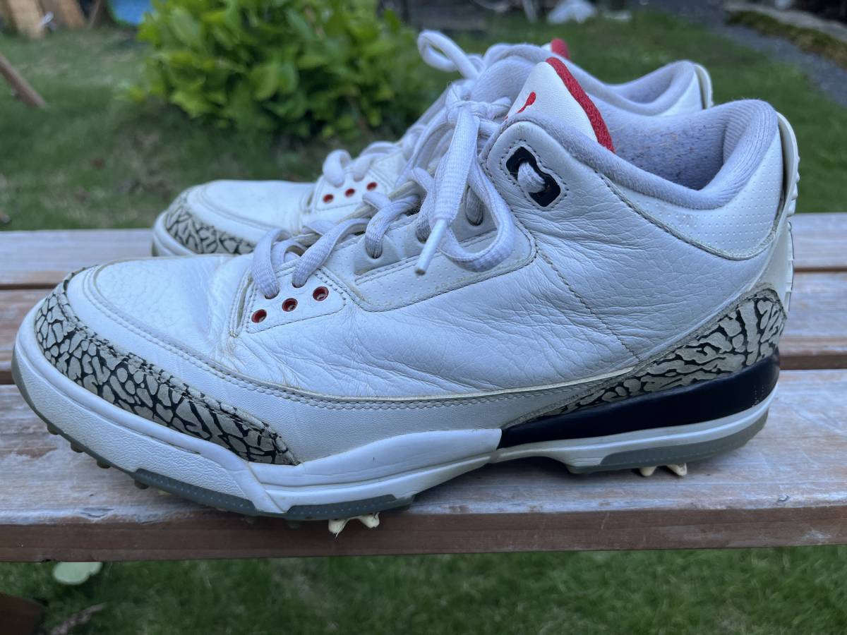NIKE エアジョーダン3ハイカットゴルフシューズ 白26.5 | CONTRALINEA.NET